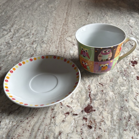 OWLS Breakfast Cup and Saucer Set - Picture 5 of 11